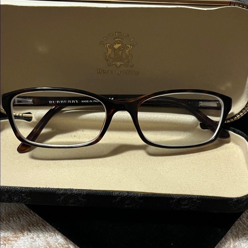 Burberry Women's Glasses - Black and Brown